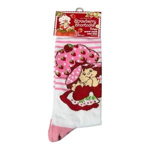 Strawberry Shortcake Novelty Crew Socks Shoe